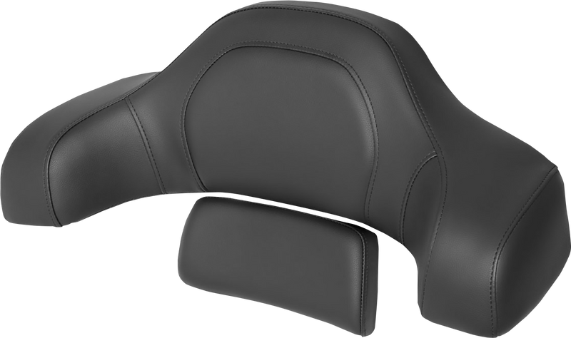 SADDLEMEN RoadSofa Tour-Pak Pad - Black w/ Black Stitching - Indian '14-'23 - I14-07-TPACK-RS - PartsOutlet.com.au