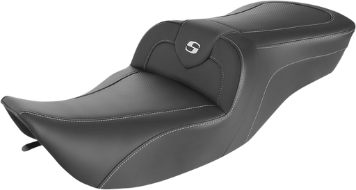 SADDLEMEN Roadsofa Seat - Carbon Fiber - FL 1997-2007 - Without Backrest - 897-06-185 - PartsOutlet.com.au