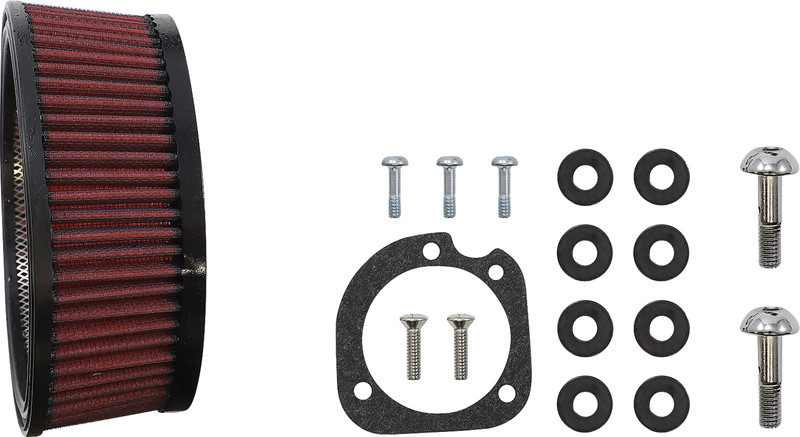 S&S CYCLE Stealth Air Stinger™ Kit with Chrome Teardrop for 2001-'17 Big Twin Models except Throttle by Wire - 170-0721A - PartsOutlet.com.au
