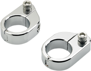 BILTWELL O/S Speed Clamps - Chrome - Straight 6907-105 - PartsOutlet.com.au