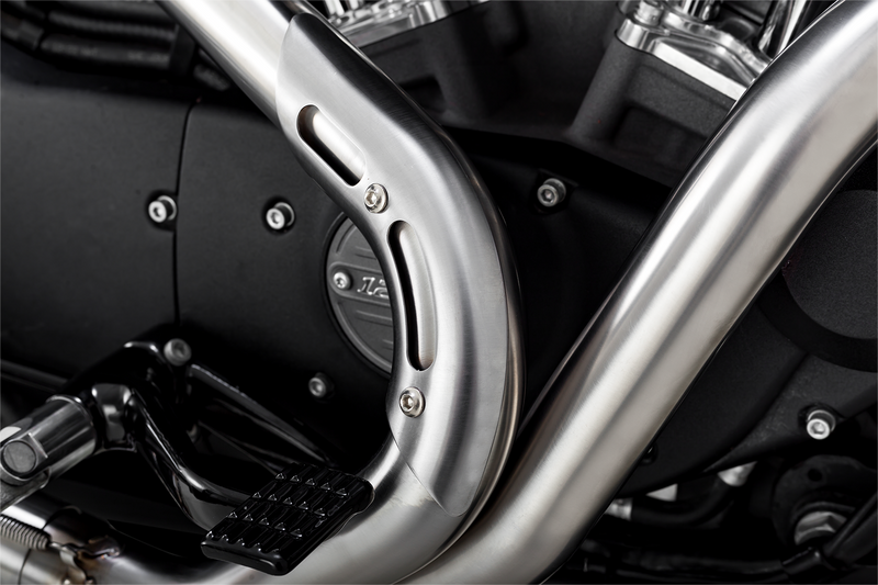 VANCE & HINES 2-into-1 Upsweep Exhaust System - Brushed - Stainless Steel - '14-'22 XL - 27327 - PartsOutlet.com.au