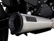 VANCE & HINES 2-into-1 Upsweep Exhaust System - Brushed - Stainless Steel - '10-'17 FXD - 27325 - PartsOutlet.com.au