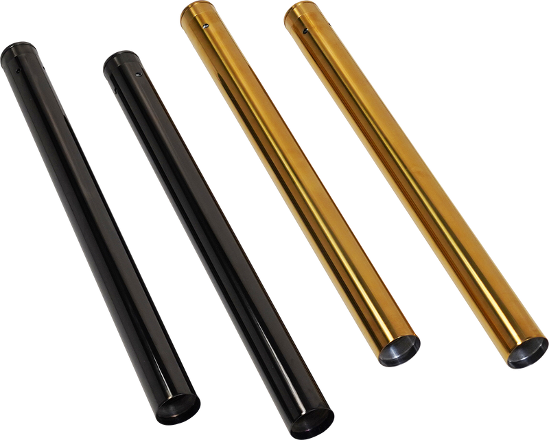 ARLEN NESS GOLD & BLACK 49MM FORK TUBES, M8 SOFTAIL - GOLD - FACTORY - 121-004 - PartsOutlet.com.au