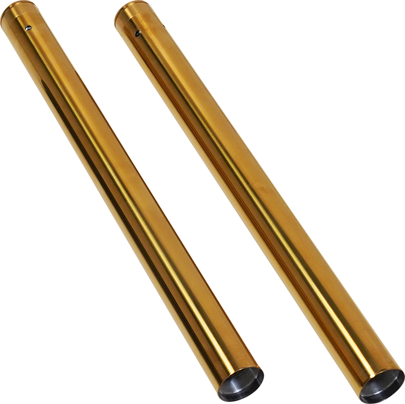 ARLEN NESS GOLD & BLACK 49MM FORK TUBES, M8 SOFTAIL - GOLD - FACTORY - 121-004 - PartsOutlet.com.au