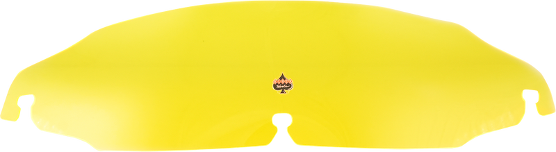 KLOCK WERKS Kolor Flare Windshield - 3-1/2" - Yellow Ice - FLR '96-'13 - KWW-01-0654
