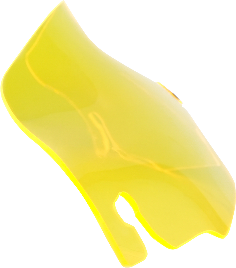 KLOCK WERKS Kolor Flare Windshield - 3-1/2" - Yellow Ice - FLR '96-'13 - KWW-01-0654