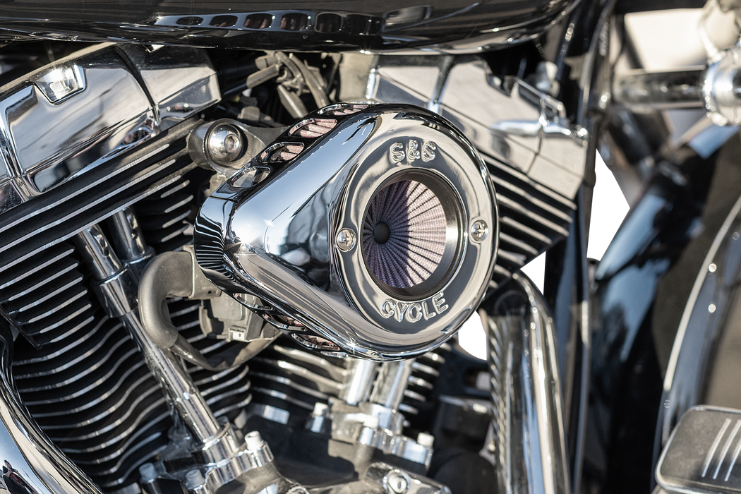 S&S CYCLE Stealth Air Stinger™ Kit with Chrome Teardrop for 2008-'16 Touring, '16-'17 Softail® Models - 170-0719A - PartsOutlet.com.au