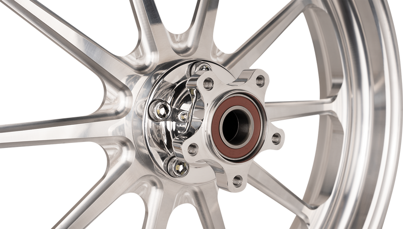 SLYFOX Wheel - Track Pro - Front - Dual Disc/without ABS - Machined - 17x3.5 - '08-'22 FL - 12027706RSLYAPM - PartsOutlet.com.au