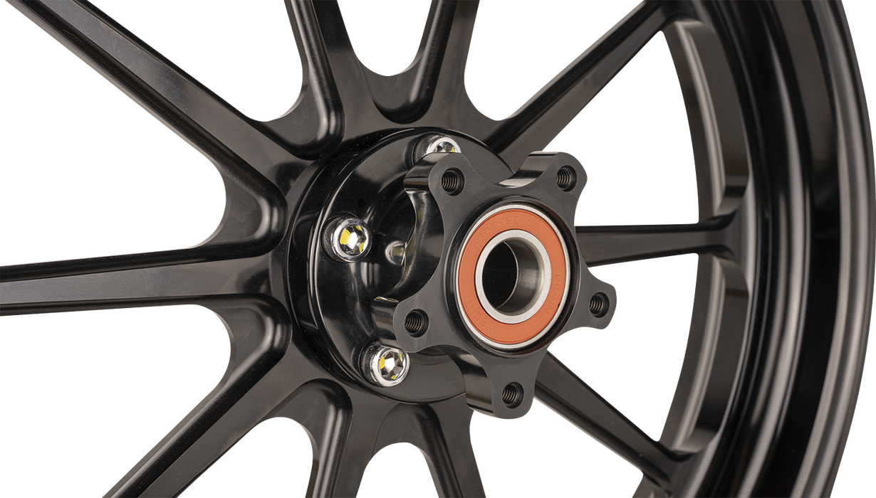 SLYFOX Wheel - Track Pro - Rear - Single Disc/without ABS - Black - 17x6 - '09-'22 FL - 12707716RSLYAPB - PartsOutlet.com.au