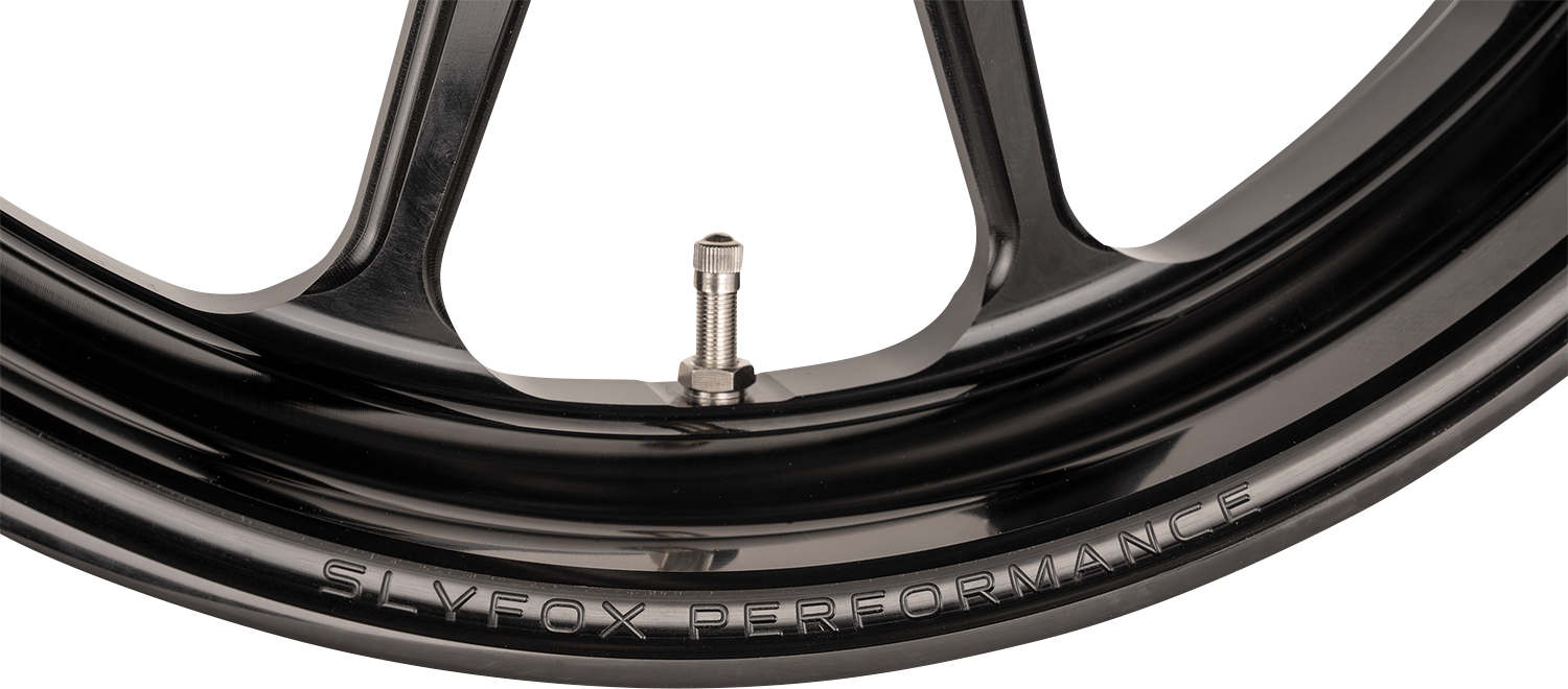 SLYFOX Wheel - Track Pro - Rear - Single Disc/without ABS - Black - 17x6 - '09-'22 FL - 12707716RSLYAPB
