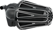 ARLEN NESS CROSSFIRE MONSTER SUCKER® AIR CLEANER, CONTRAST - BLACK - 00-17 TWIN CAM (Exc. FBW & 99-01 FI FLT) - 600-082 - PartsOutlet.com.au