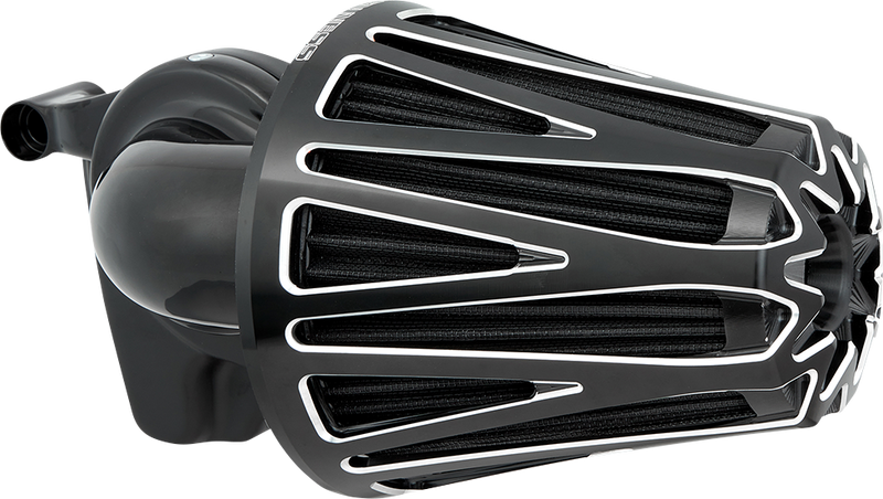 ARLEN NESS CROSSFIRE MONSTER SUCKER® AIR CLEANER, CONTRAST - BLACK - 00-17 TWIN CAM (Exc. FBW & 99-01 FI FLT) - 600-082 - PartsOutlet.com.au