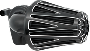 ARLEN NESS CROSSFIRE MONSTER SUCKER® AIR CLEANER, CONTRAST - BLACK - 17-up M8 MODELS - 600-080 - PartsOutlet.com.au