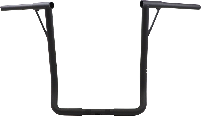 BURLY BRAND Handlebar - Louie B - 19" - Textured Black - '86-'24 FL - B12-7006TB