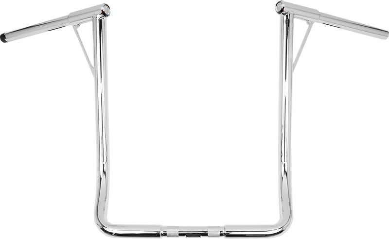BURLY BRAND Handlebar - Louie B - 19" - Chrome -'86-'24 FL - B12-7006C