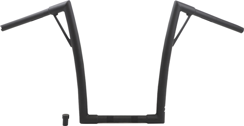 BURLY BRAND Handlebar - Louie - 16" - Textured Black - Harley-Davidson '49-'24 - B12-7008TB