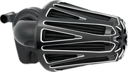 ARLEN NESS CROSSFIRE MONSTER SUCKER® AIR CLEANER, CONTRAST - BLACK - 08-16 FLT / 16-17 FLST & FXDLS (FBW) - 600-081 - PartsOutlet.com.au