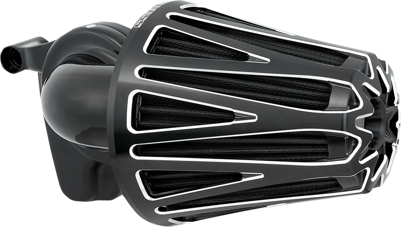 ARLEN NESS CROSSFIRE MONSTER SUCKER® AIR CLEANER, CONTRAST - BLACK - 08-16 FLT / 16-17 FLST & FXDLS (FBW) - 600-081 - PartsOutlet.com.au