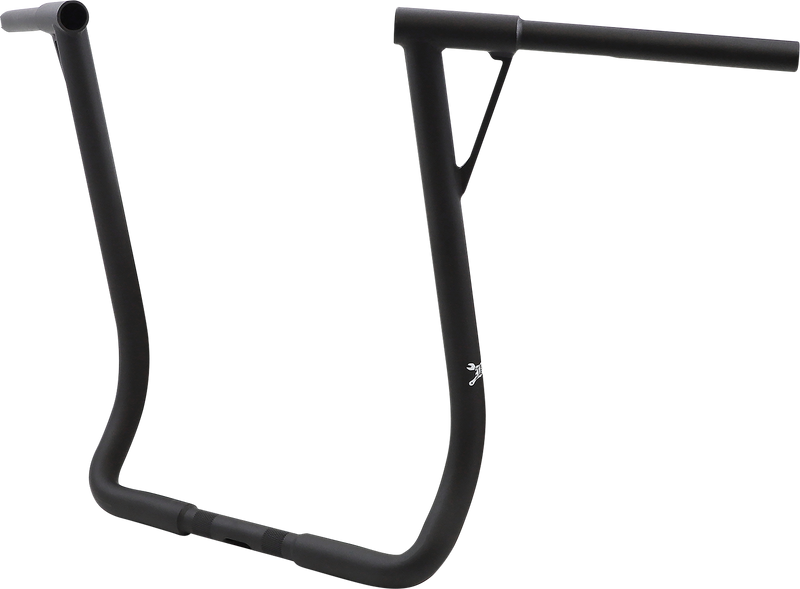 BURLY BRAND Handlebar - Louie B - 19" - Textured Black - '86-'24 FL - B12-7006TB