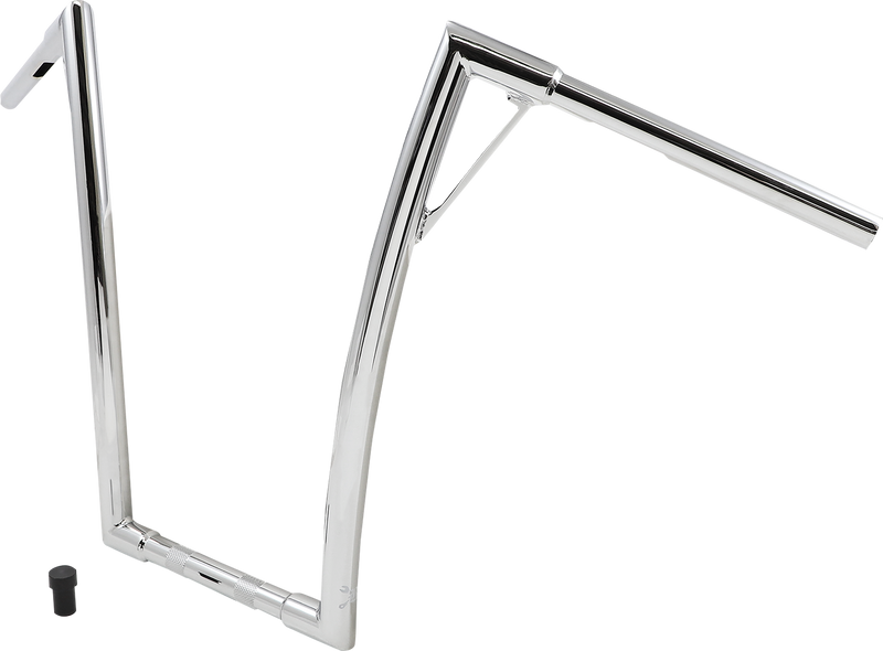 BURLY BRAND Handlebar - Louie - 19" - Chrome - Harley-Davidson '49-'24 - B12-7011C