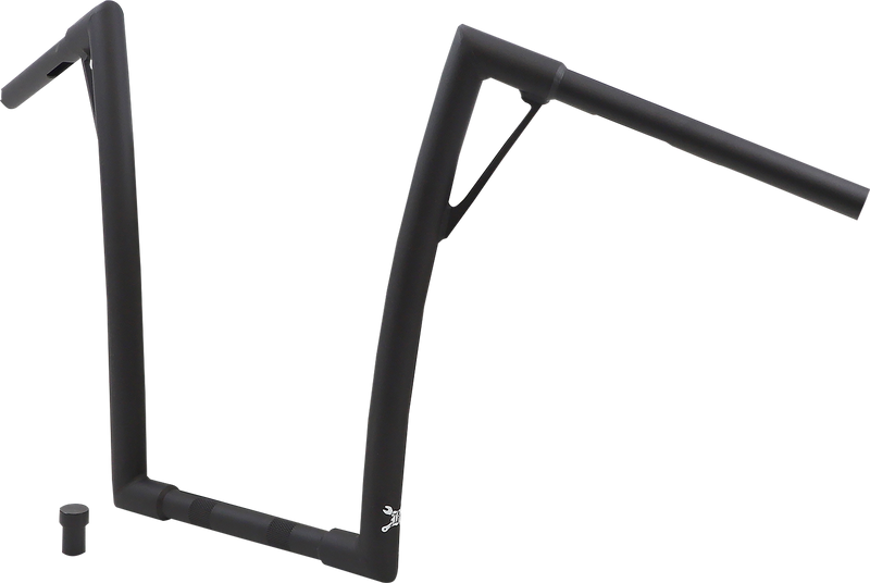 BURLY BRAND Handlebar - Louie - 16" - Textured Black - Harley-Davidson '49-'24 - B12-7008TB