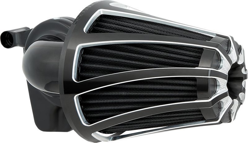 ARLEN NESS DRIFT® MONSTER SUCKER® AIR CLEANER, BLACK - 08-16 FLT / 16-17 FLST & FXDLS (FBW) - 600-069 - PartsOutlet.com.au