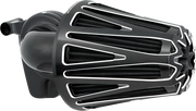 ARLEN NESS CROSSFIRE MONSTER SUCKER® AIR CLEANER, CONTRAST - BLACK - 91-up XL SPORTSTER - 600-083 - PartsOutlet.com.au