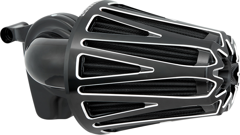 ARLEN NESS CROSSFIRE MONSTER SUCKER® AIR CLEANER, CONTRAST - BLACK - 91-up XL SPORTSTER - 600-083 - PartsOutlet.com.au