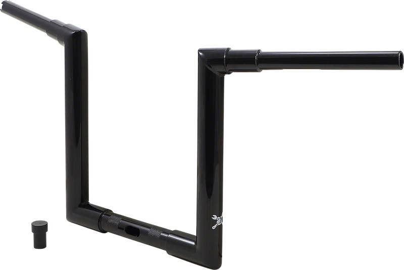 BURLY BRAND Handlebar - Jason - 12" - Black - Road Glide '15-'24 - B12-6090B