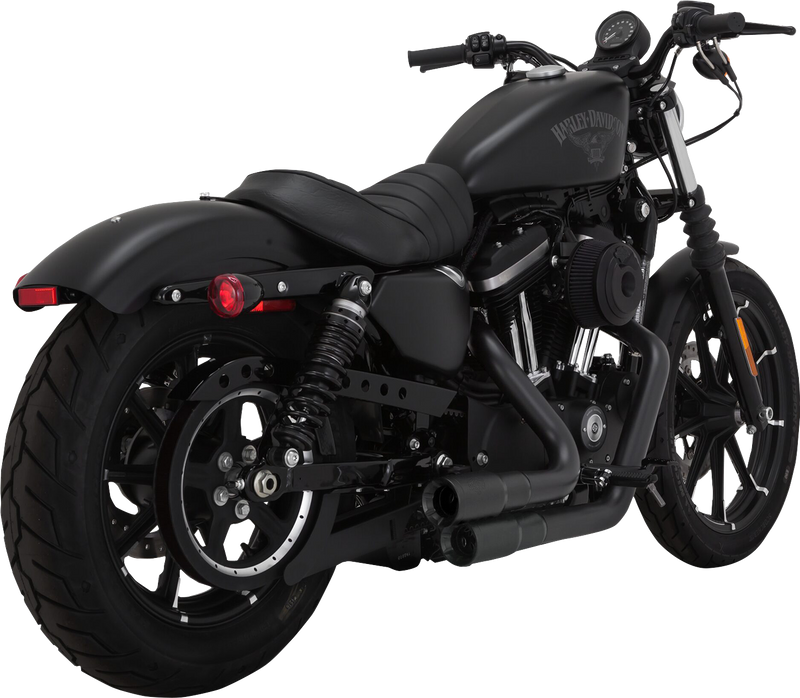 VANCE & HINES 2-into-2 Mini Grenades Exhaust System - Black - '14-'22 XL - 46374 - PartsOutlet.com.au