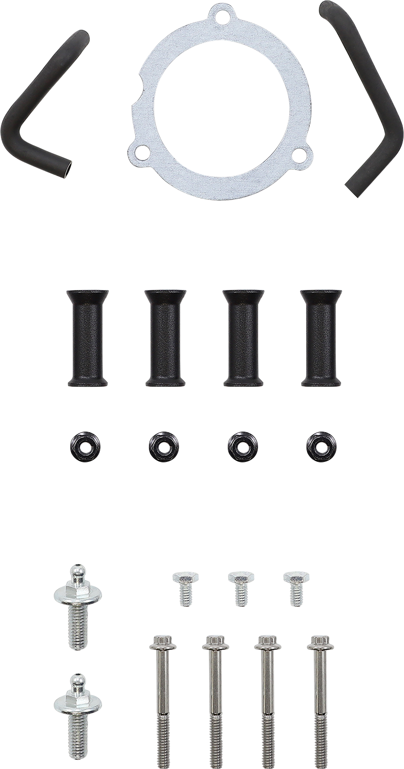 VANCE & HINES VO2 Insight Air Intake Kit - Black Wrinkle - '17-'23 FL - 41077 - PartsOutlet.com.au
