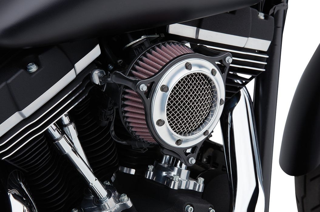 COBRA RPT Air Intake Kit - '17-'22 FL Black/Chrome 606-0101-05BCSB - PartsOutlet.com.au