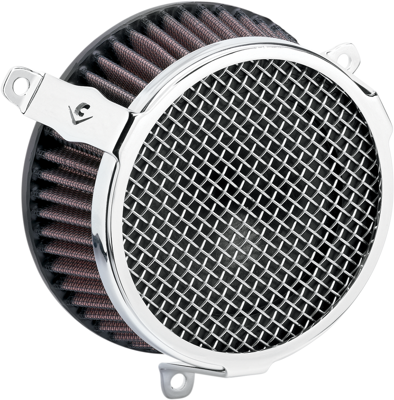 COBRA Air Cleaner Kit - '04-'22 XL - Chrome 606-0103-03-SB - PartsOutlet.com.au
