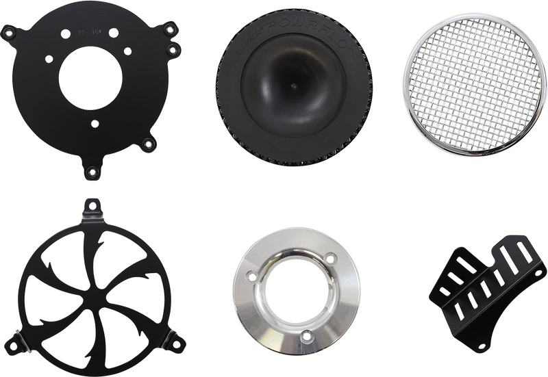 COBRA Air Cleaner Kit - '08-'17 FL - Black 606-0100-01B-SB - PartsOutlet.com.au