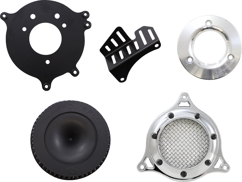 COBRA RPT Air Intake Kit - '08-'17 FL Chrome 606-0100-05-SB - PartsOutlet.com.au