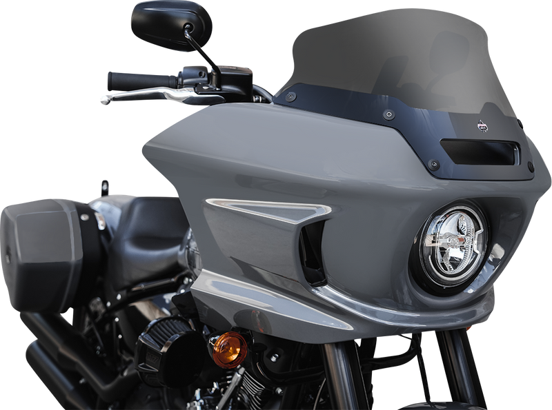 KLOCK WERKS Flare Windshield - 6" - Dark Smoke - FXLRST '22-'25 - KWW-02-0607-DS