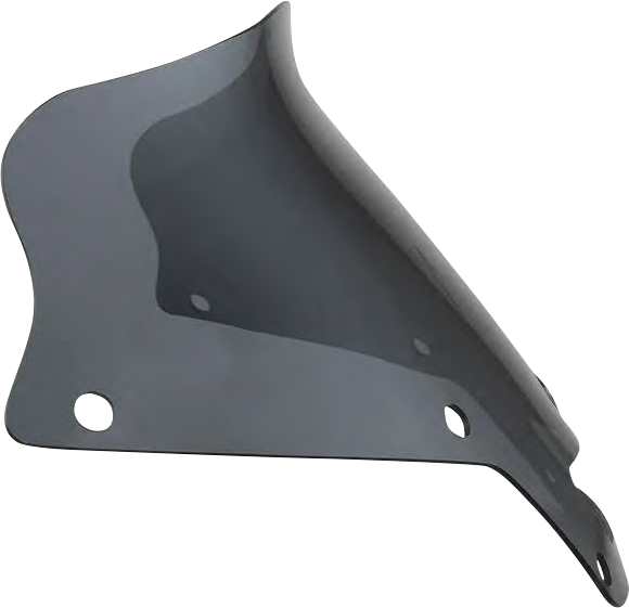 KLOCK WERKS Flare Windshield - 6" - Dark Smoke - FXLRST '22-'25 - KWW-02-0607-DS