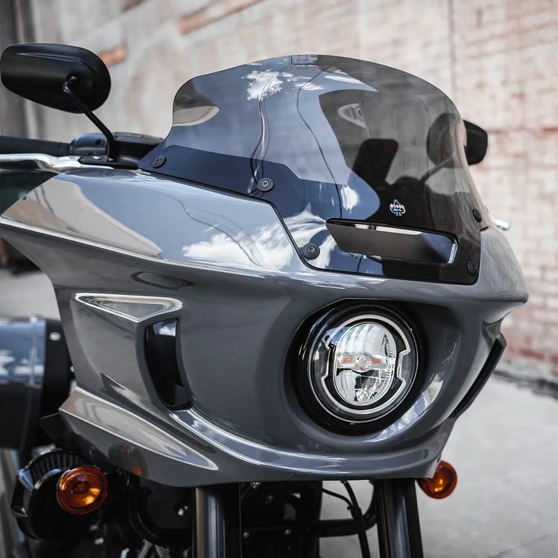KLOCK WERKS Flare Windshield - 6" - Dark Smoke - FXLRST '22-'25 - KWW-02-0607-DS