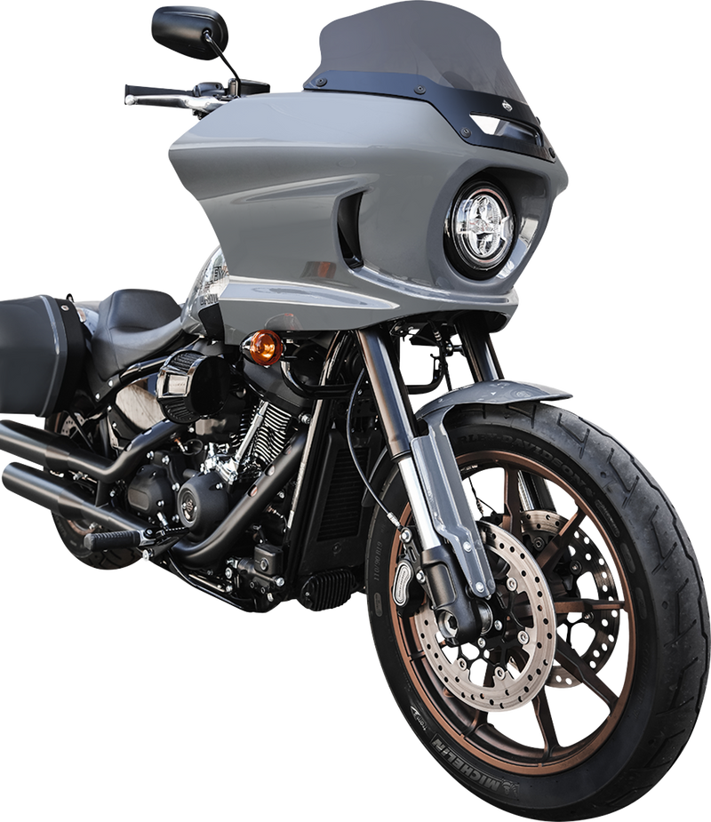 KLOCK WERKS Flare Windshield - 6" - Dark Smoke - FXLRST '22-'25 - KWW-02-0607-DS