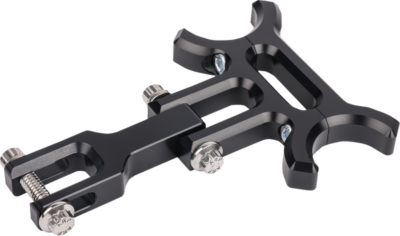 THRASHIN SUPPLY CO. Holeshot riser gauge relocation mounting bracket - Black TSC-2215 - PartsOutlet.com.au