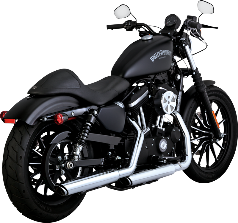 VANCE & HINES 3" Twin Slash Slip-On Muffler - Chrome - XL '14-'22 - 16361