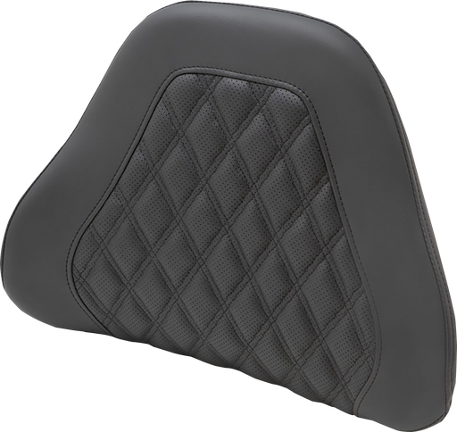 SADDLEMEN Tour-Pak Backrest Pad Cover - Lattice Stitched - Honda GL '88-'00 - Black - 88-11885LS - PartsOutlet.com.au