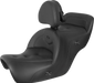 SADDLEMEN Seat - RoadSofa - with Backrest - Pillow Top - Black - Heated - Honda GL1500 '88-'00 - H88-07-181BRHCT - PartsOutlet.com.au