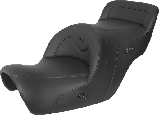 SADDLEMEN Heated Roadsofa Seat - Without Backrest - Honda GL1500 '88-'00 - Black H88-07-187HCT - PartsOutlet.com.au