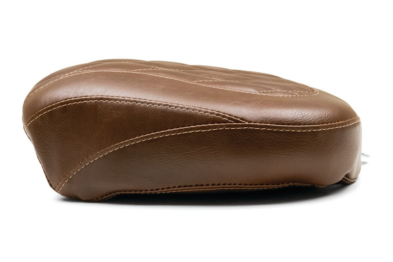 MUSTANG Wide Tripper Rear Seat - Brown - Harley-Davidson FL 2008+ Diamond 76723 - PartsOutlet.com.au