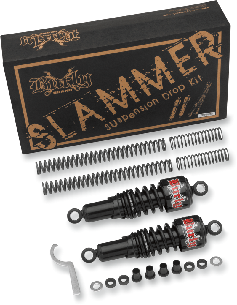 BURLY BRAND Suspension Kit - Slammer - Black - '04 - '15 XL B28-1001B - PartsOutlet.com.au