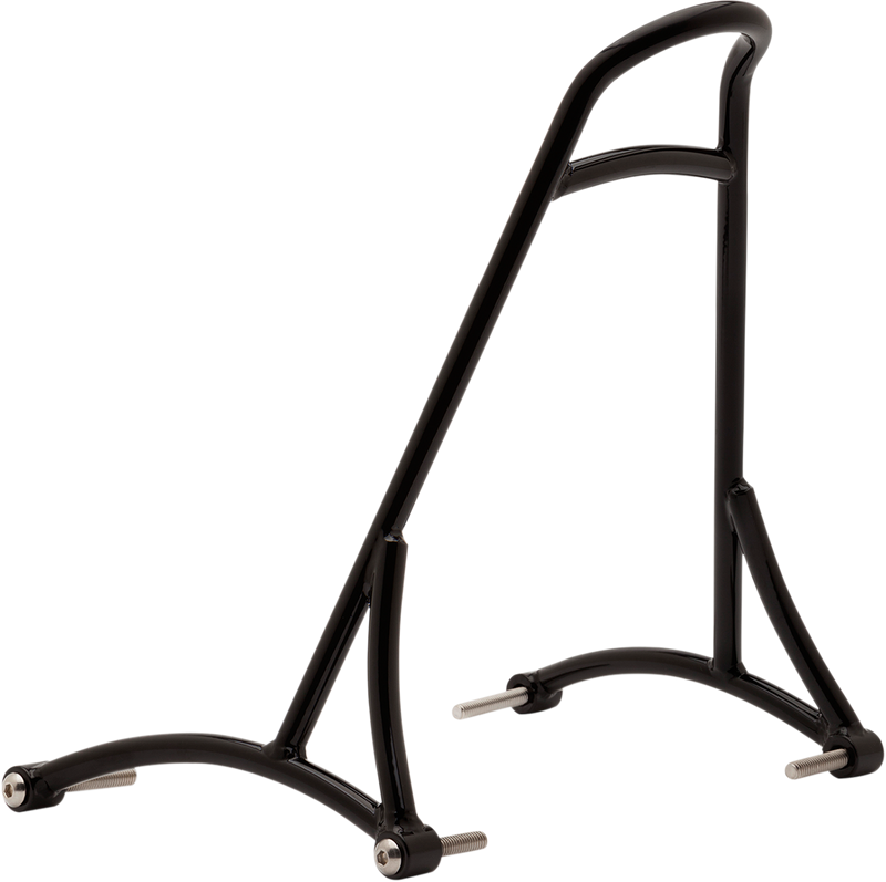 BURLY BRAND Sissy Bar - Short - Black - '04-'22 Touring B13-1500B - PartsOutlet.com.au