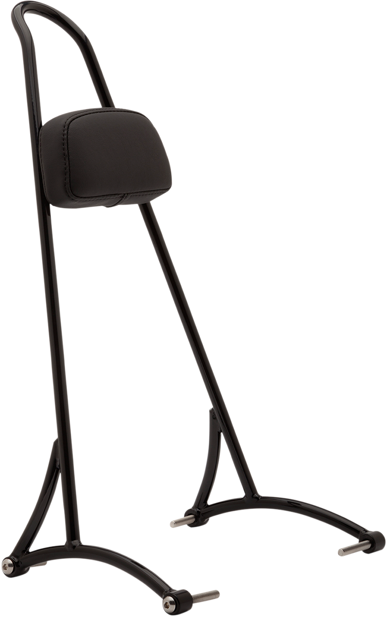 BURLY BRAND Tall Sissy Bar - 20" Black - '04-'22 XL - B13-1501B