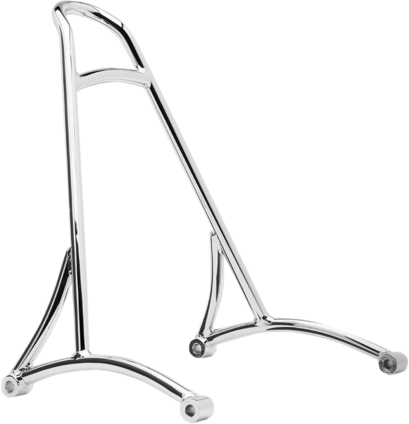 BURLY BRAND Sissy Bar - Short - Chrome - '04-'22 Touring B13-1500C - PartsOutlet.com.au