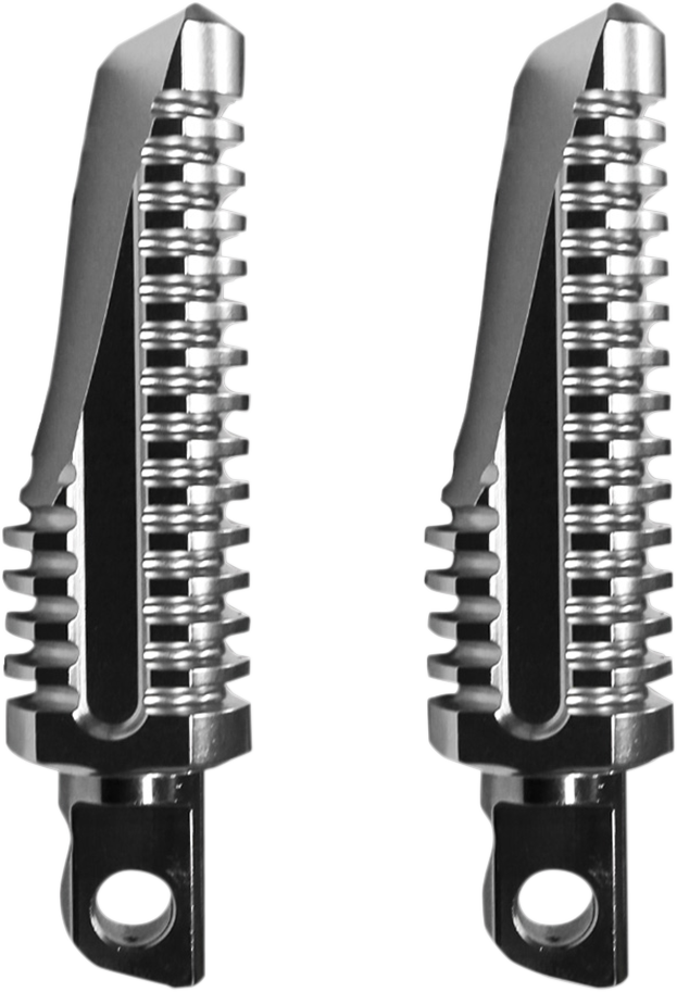 BURLY BRAND Havoc Footpegs - Clear Anodized - Harley-Davidson 1997-2023 - B13-1003S - PartsOutlet.com.au